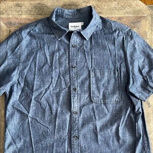Goodfellow & Co Men's Casual Indigo Shirt Large